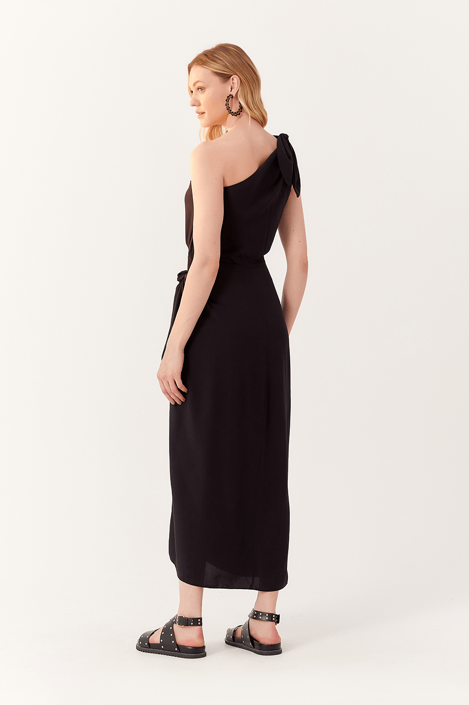 Cropped Double-Tie Dress