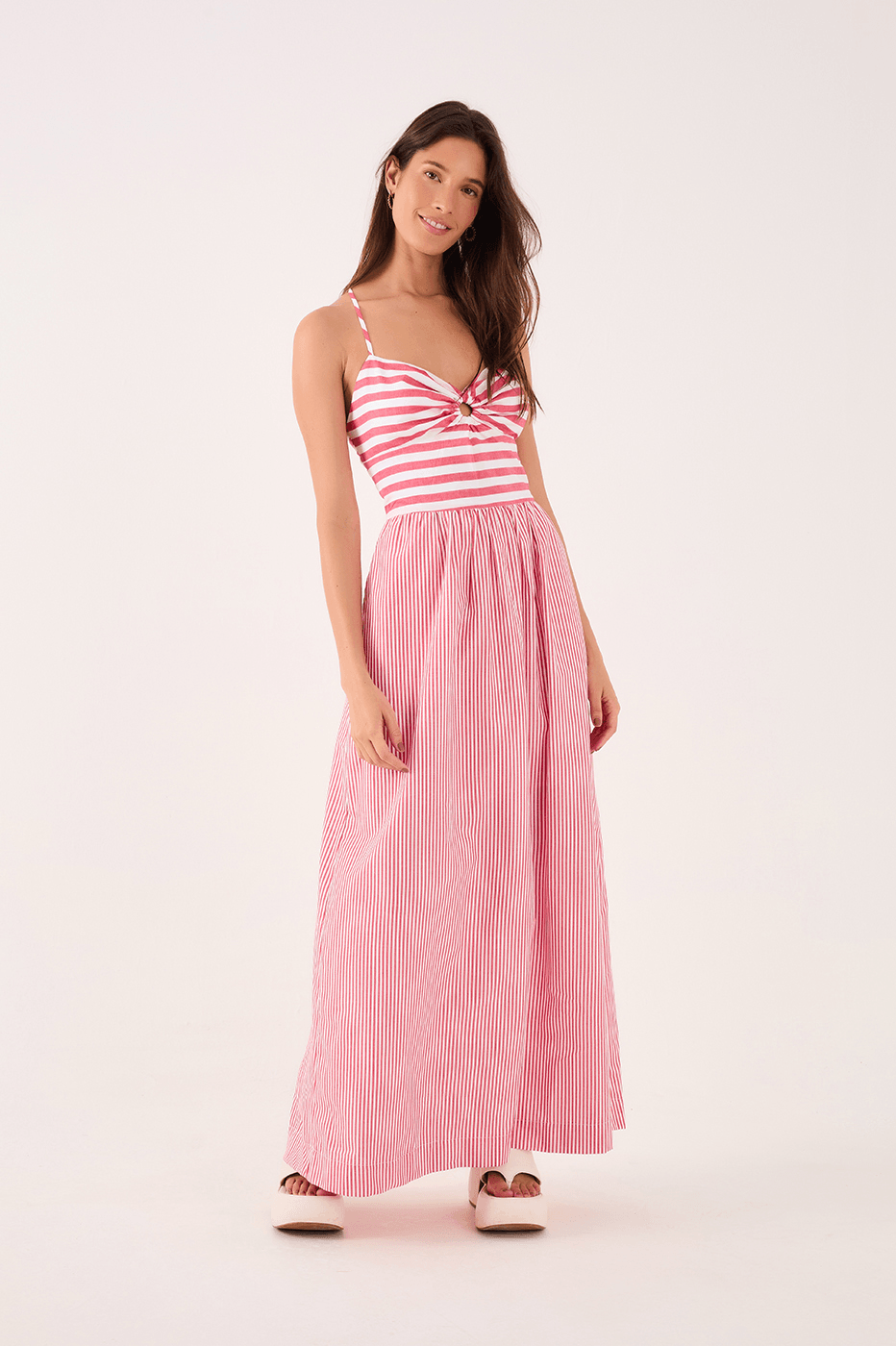 Cropped Striped Dress