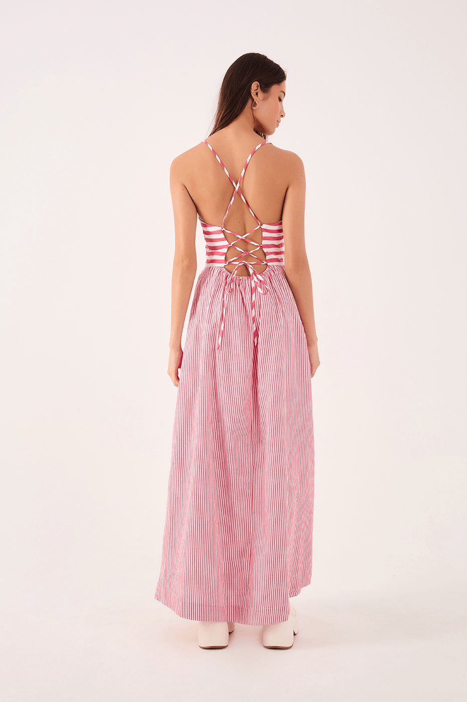 Cropped Striped Dress
