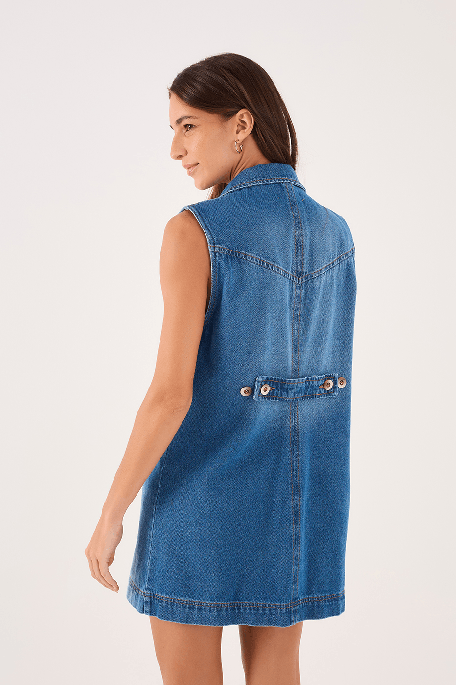 Denim Vest Dress