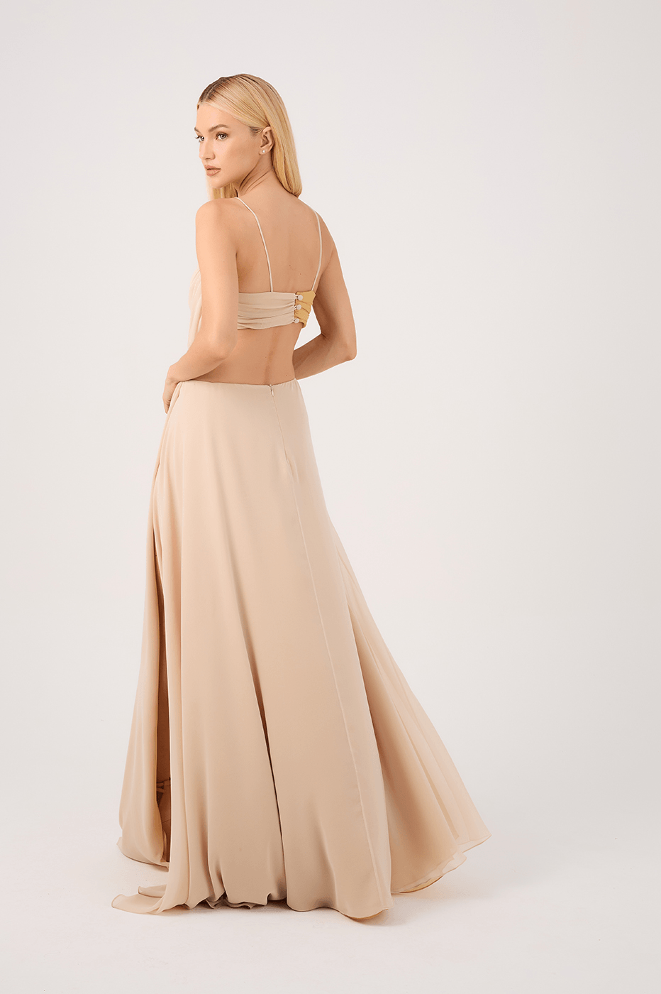 Bicolor Maxi Dress