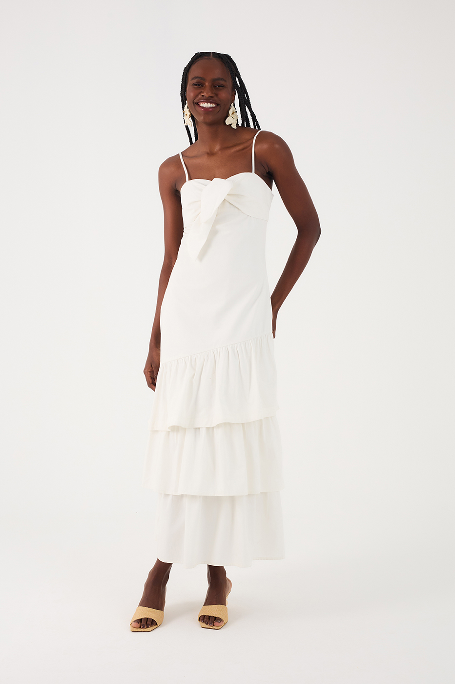 Cotton Ruffle Dress