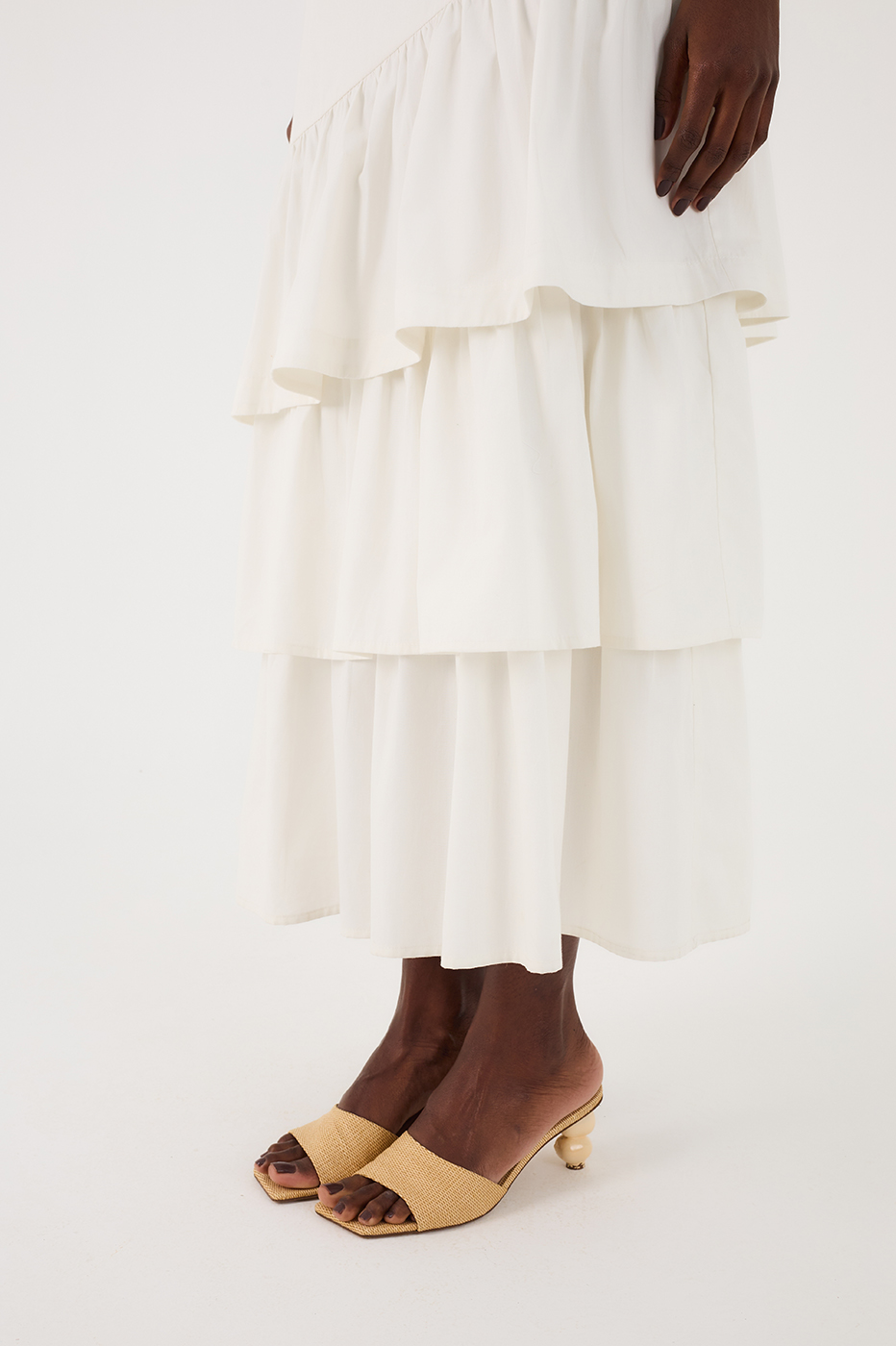 Cotton Ruffle Dress