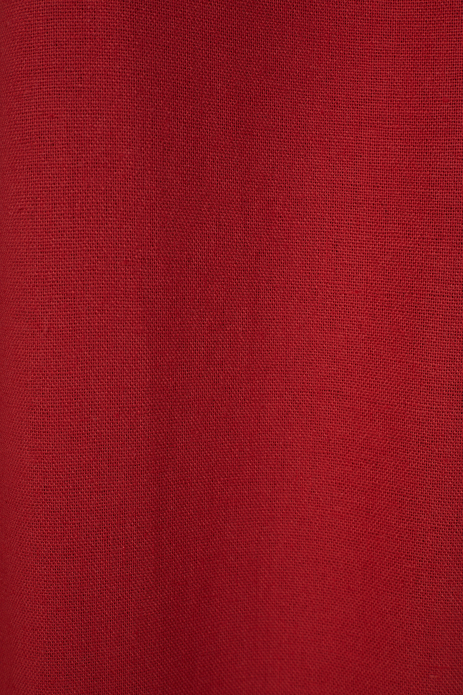 Red Flap Neckline Straps Midi Dress