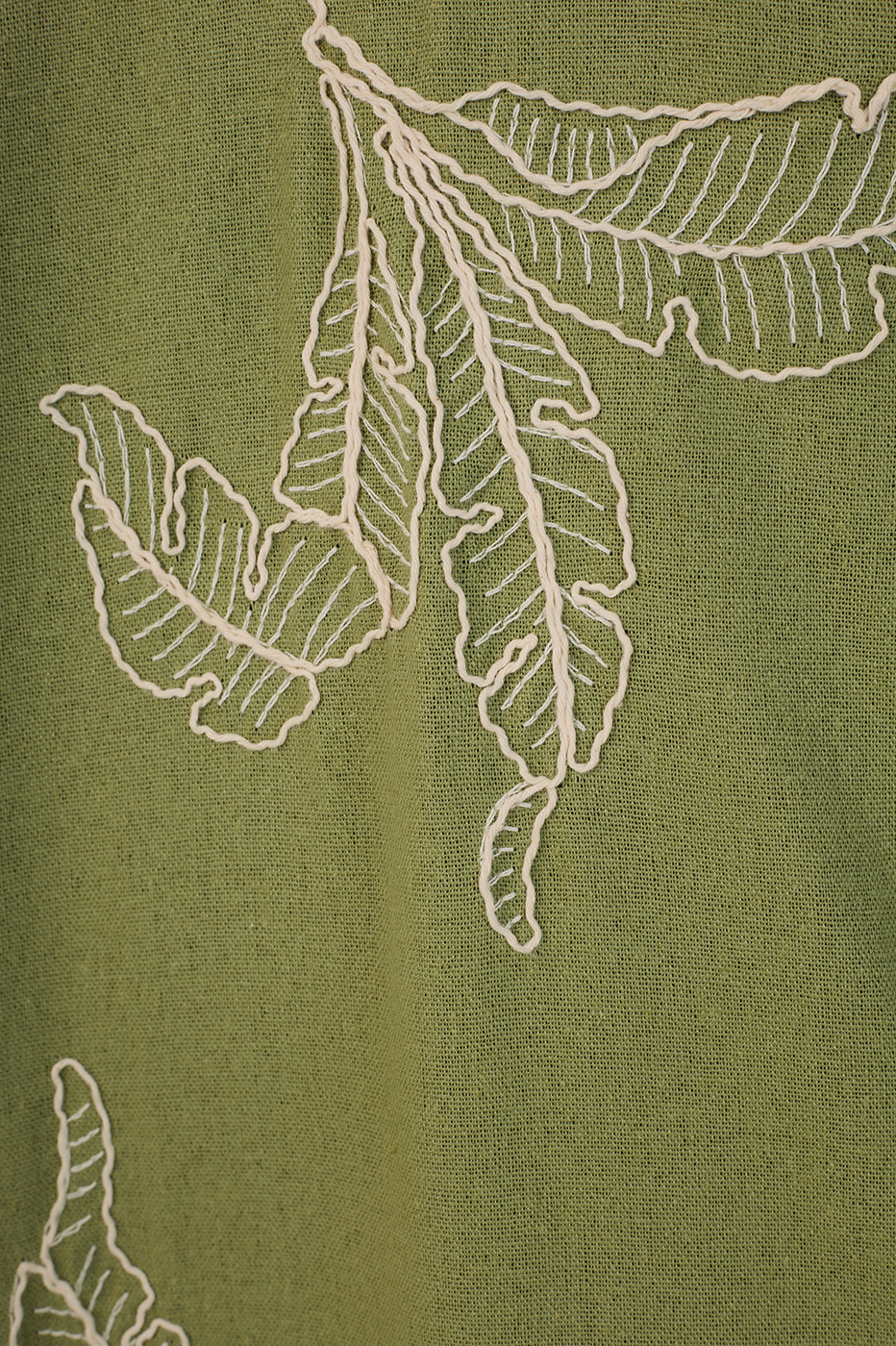Green Halter Neck Embroidered Maxi Dress
