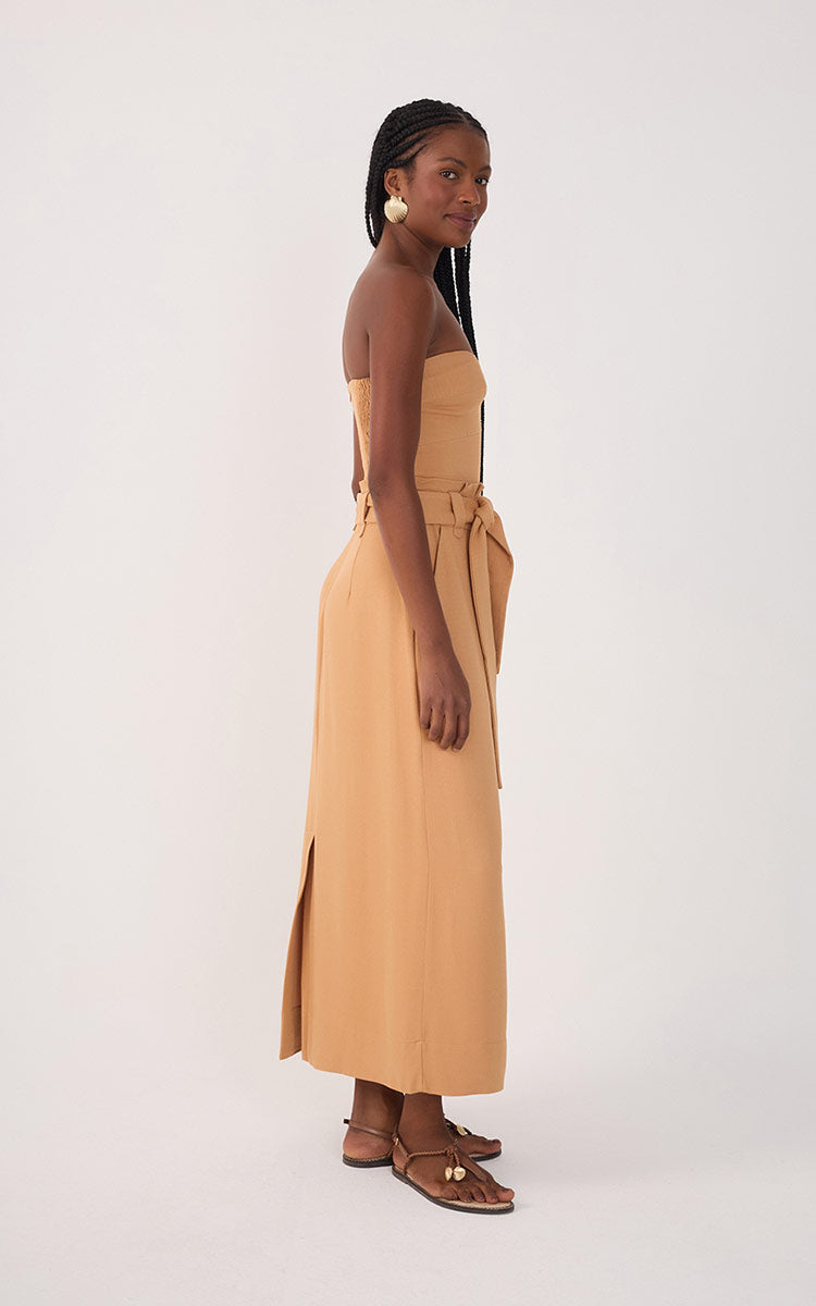 Midi Strapless Dress