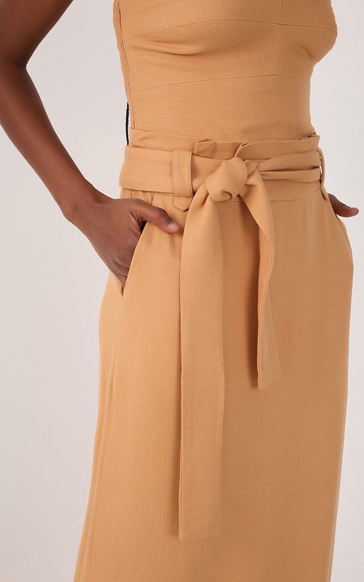 Midi Strapless Dress