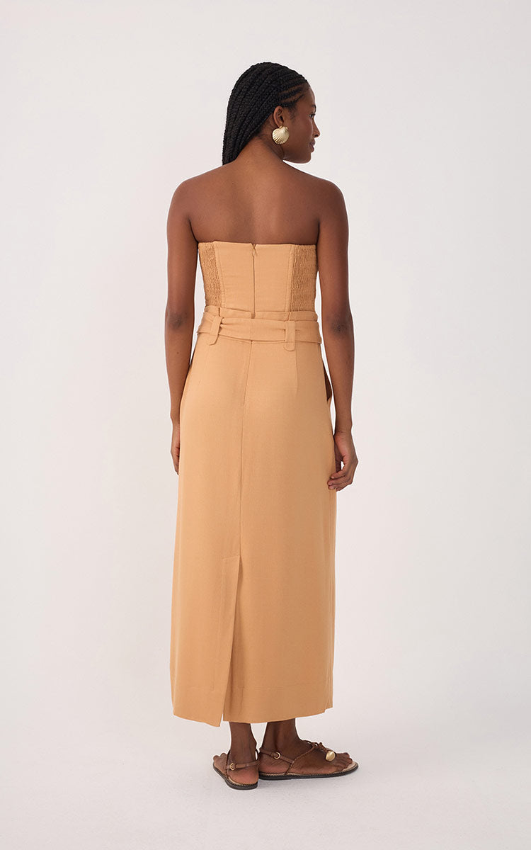 Midi Strapless Dress