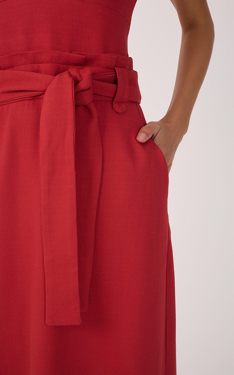 Midi Strapless Dress