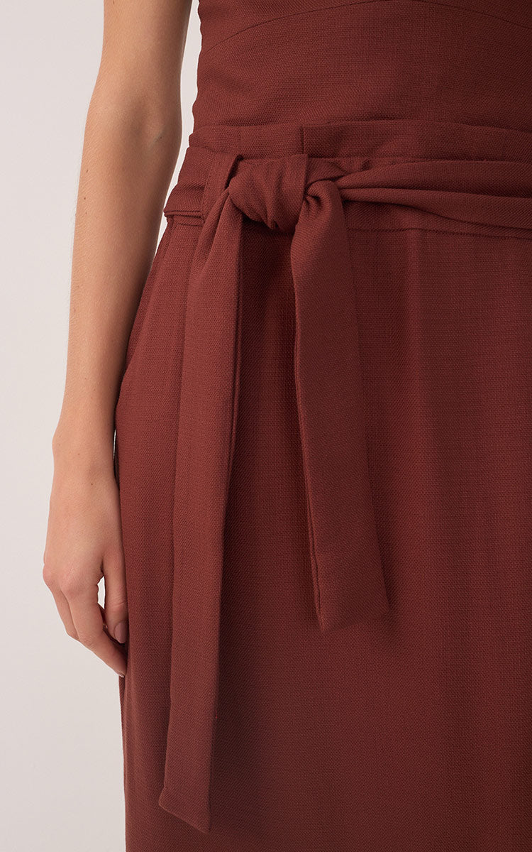 Midi Strapless Dress