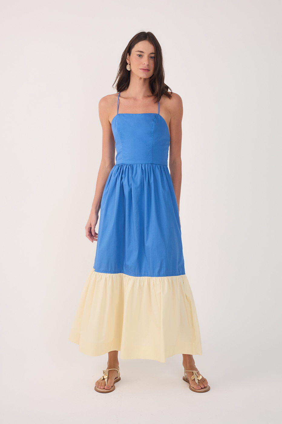 Cropped Bicolor Dress
