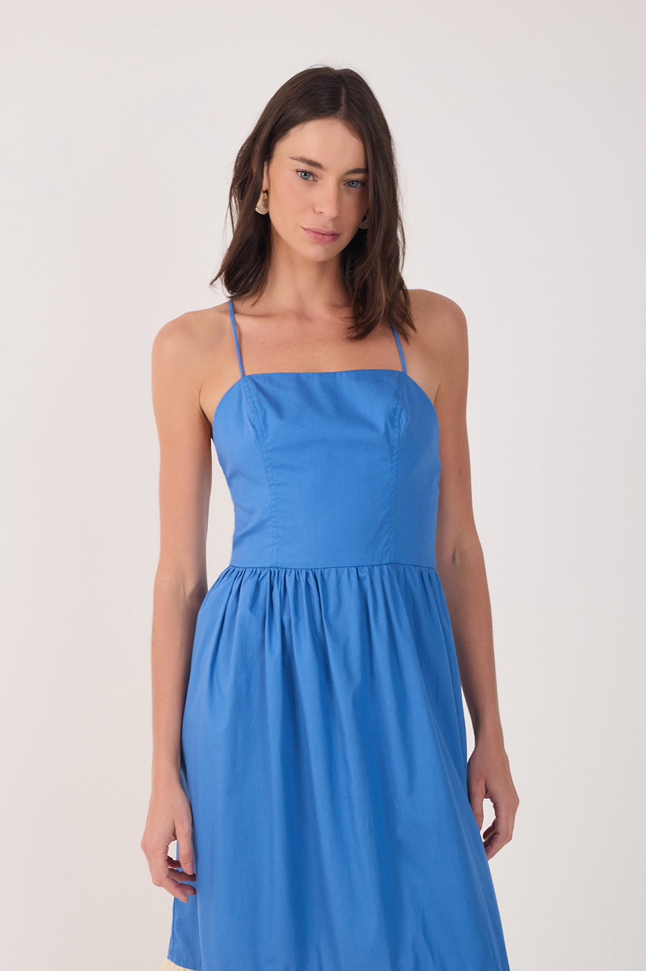 Cropped Bicolor Dress