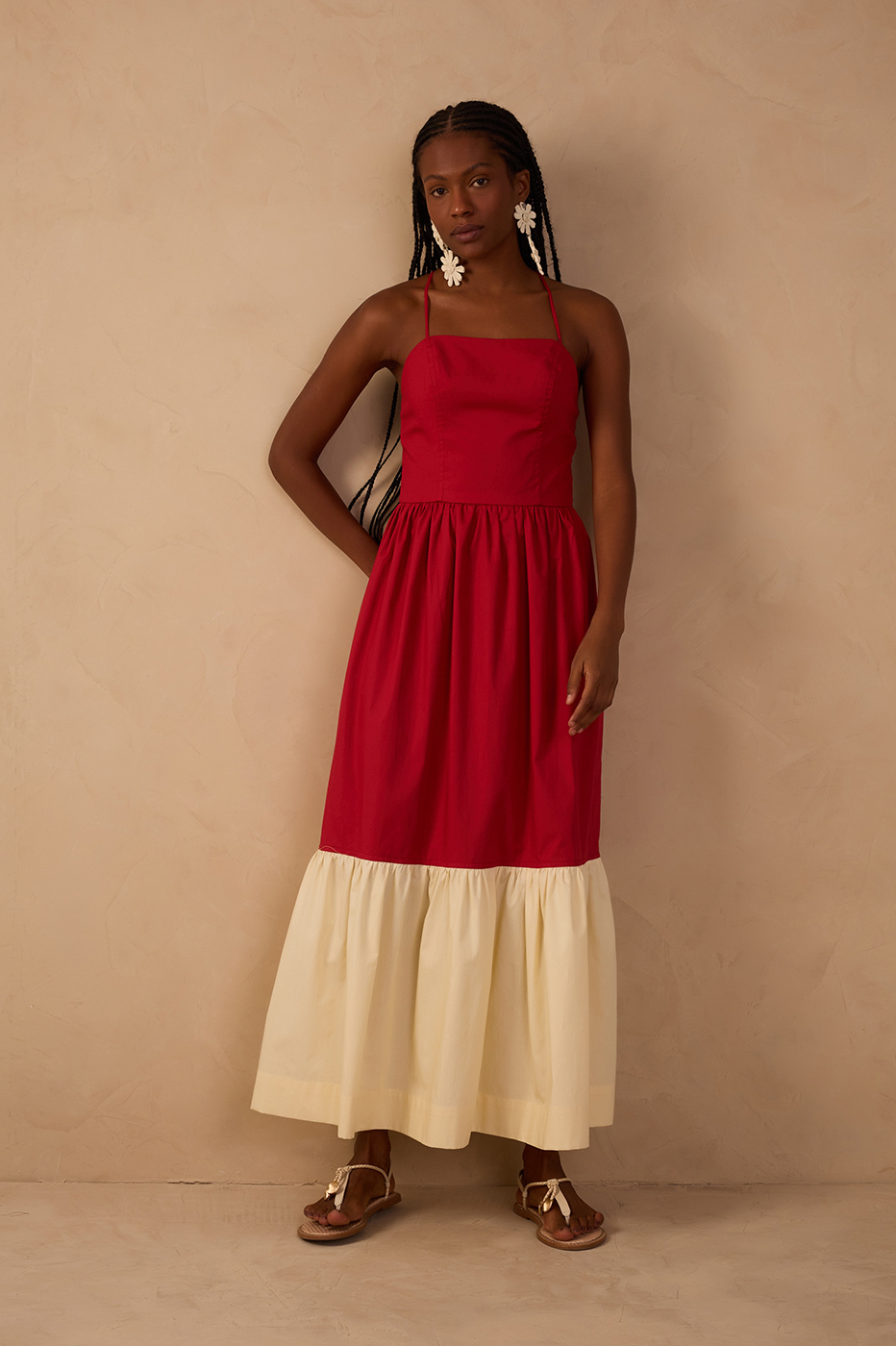Cropped Bicolor Dress
