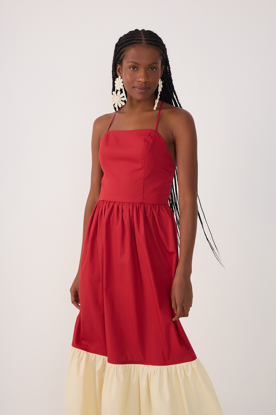 Cropped Bicolor Dress
