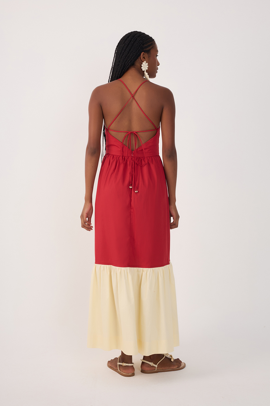 Cropped Bicolor Dress