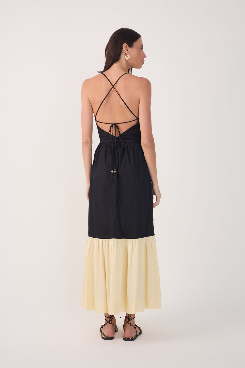 Cropped Bicolor Dress
