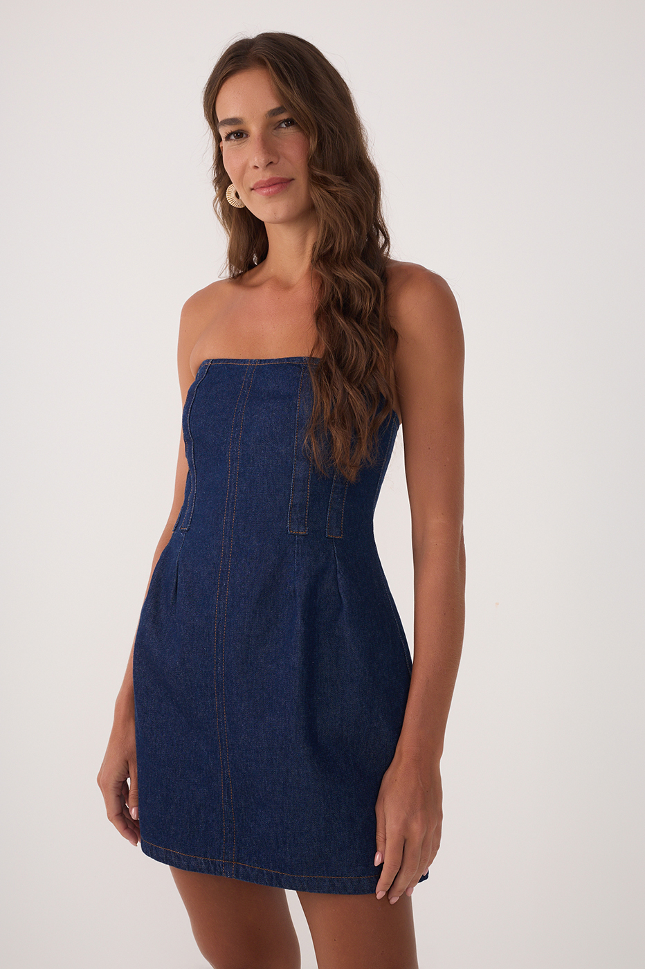 Denim Tulip Dress