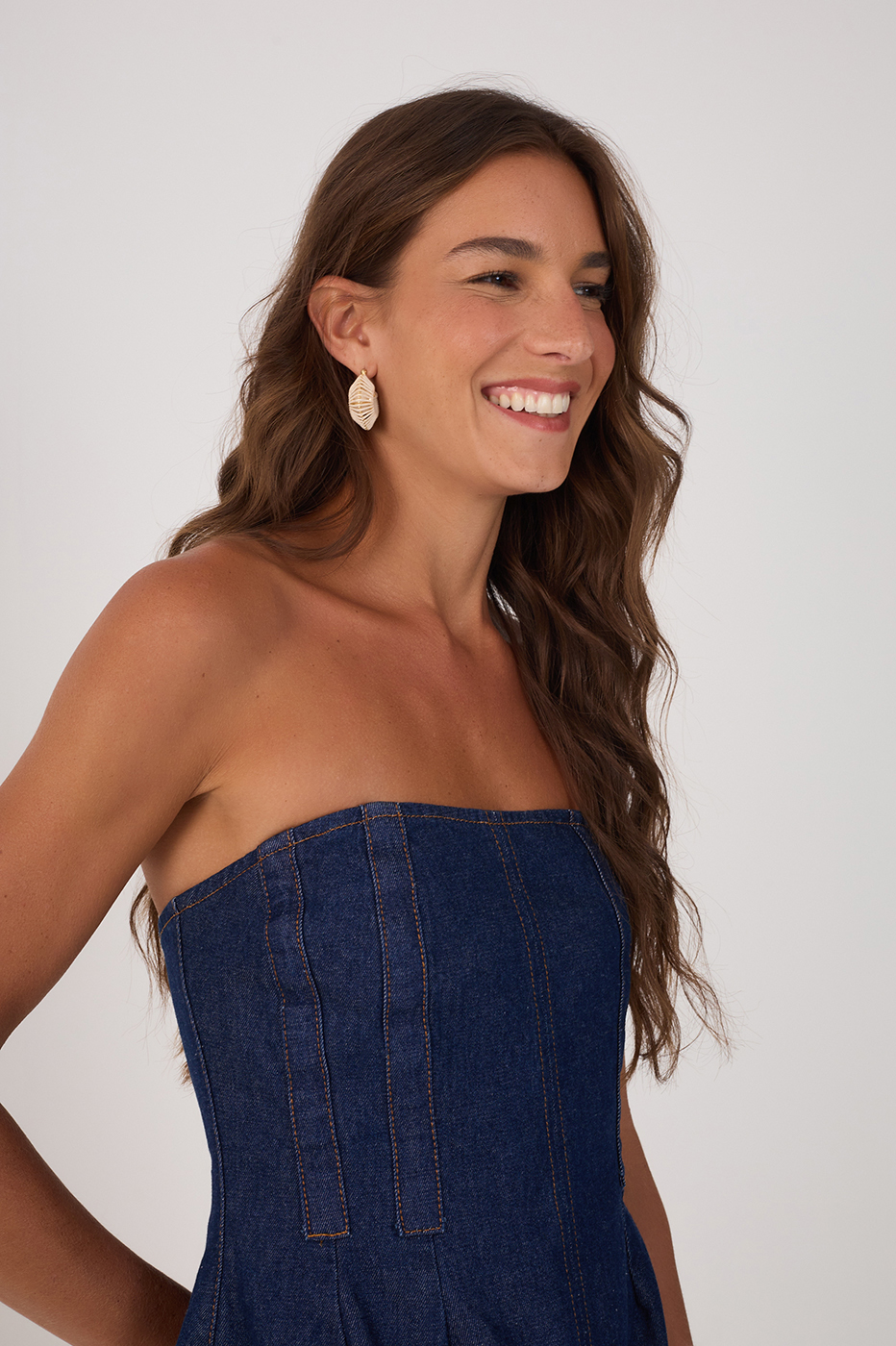 Denim Tulip Dress
