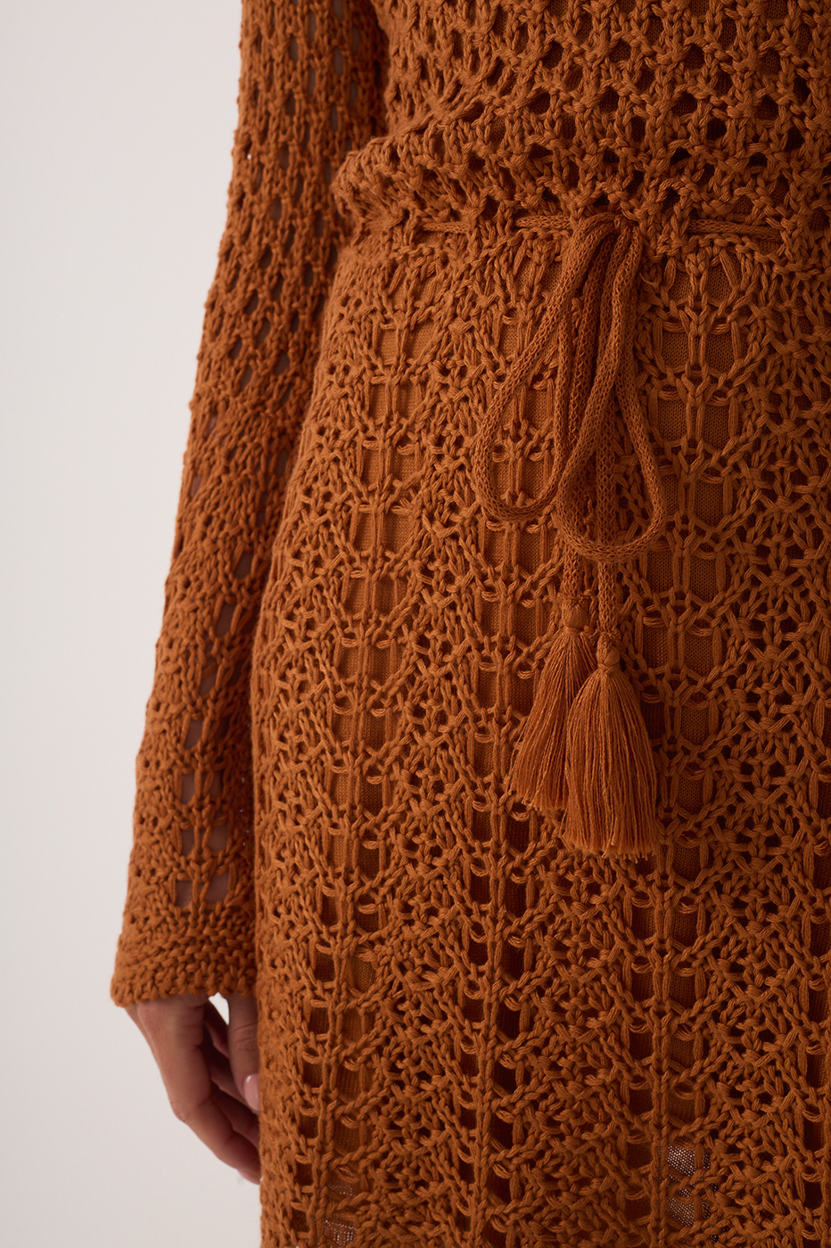 Knit Vintage Buttons Dress