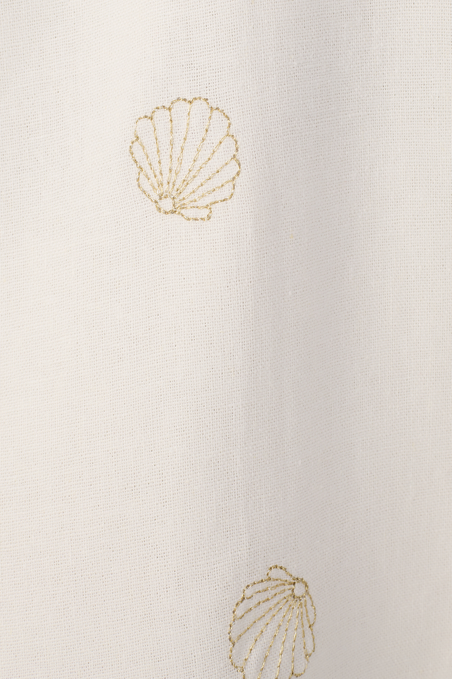 Off-White Shell Embroidered Mini Dress
