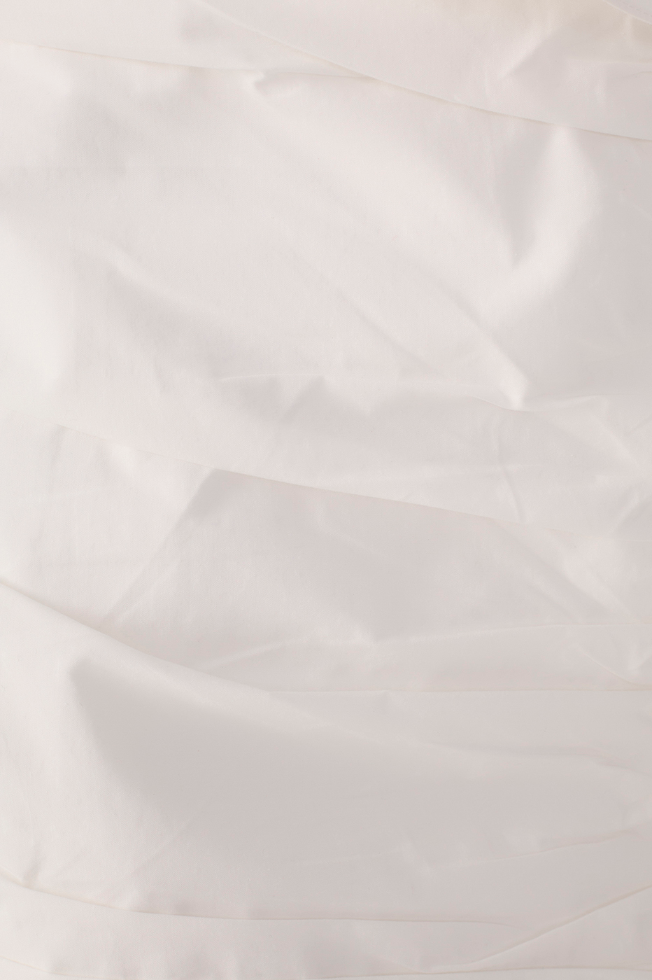 Off-White Ruffle One-Shoulder Mini Dress
