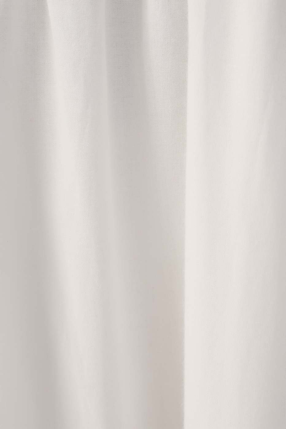 Off-White Ruffled Embroidered Midi Dress