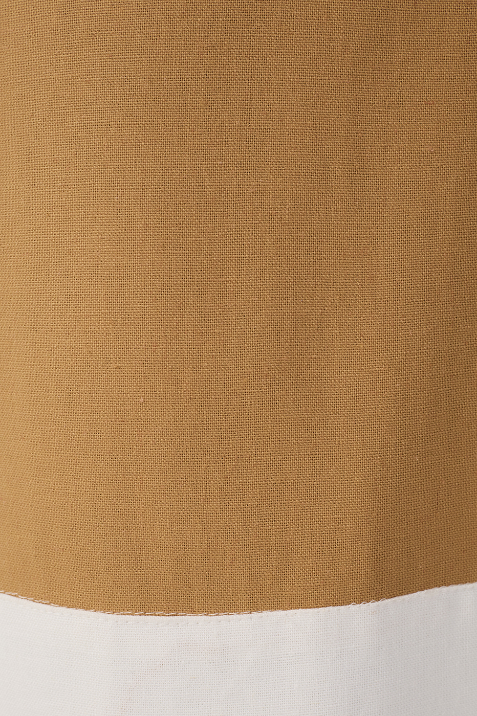 Beige Bicolor Halter Neck Mini Dress