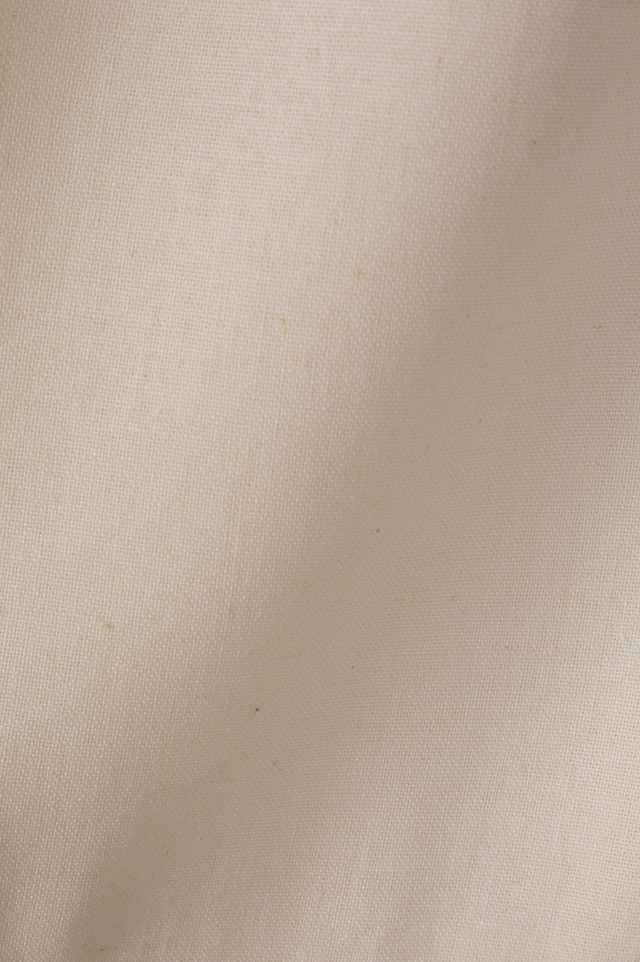 Beige Bead Embroidered Linen Mini Dress