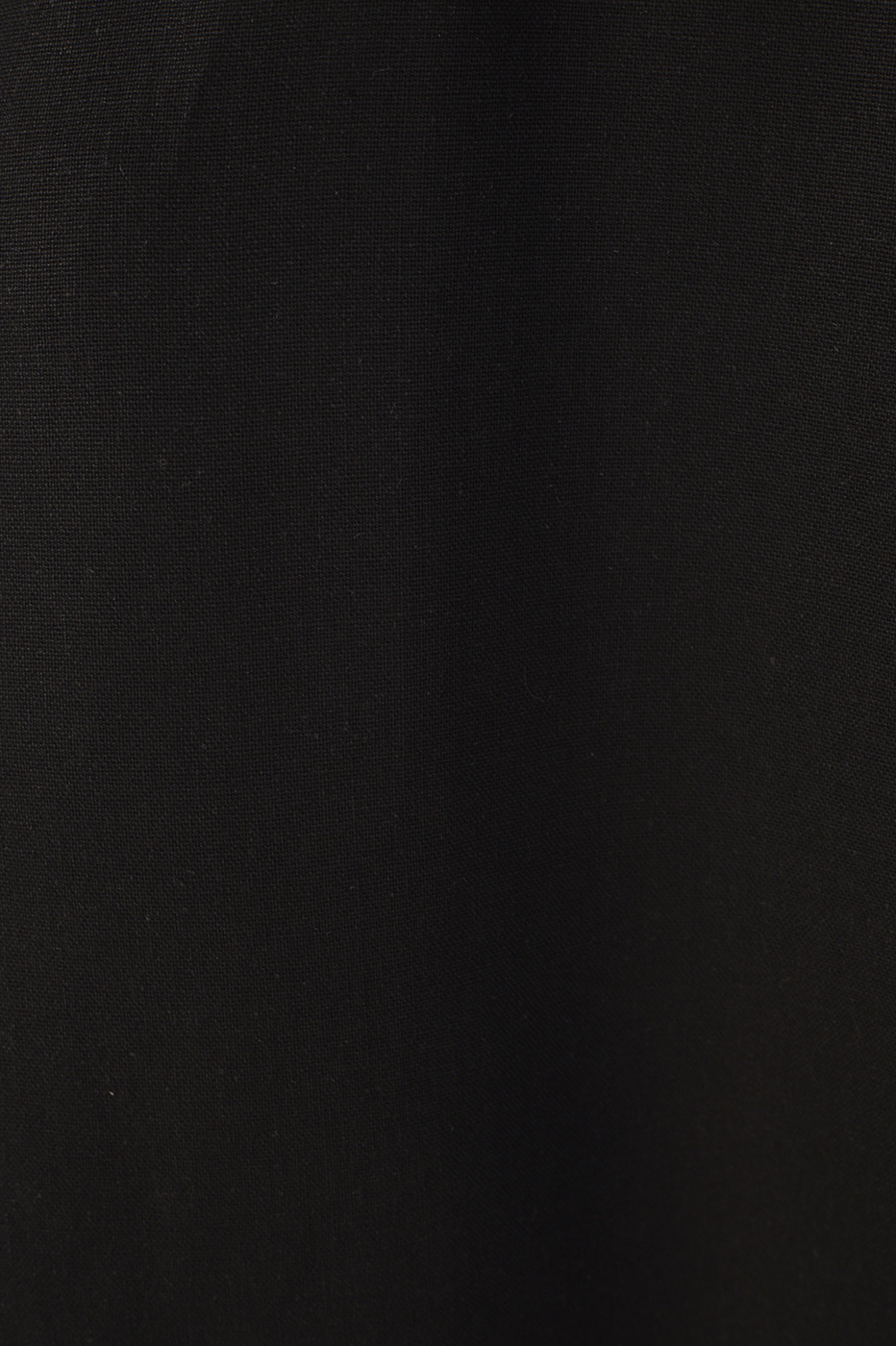 Black Bead Embroidered Linen Mini Dress