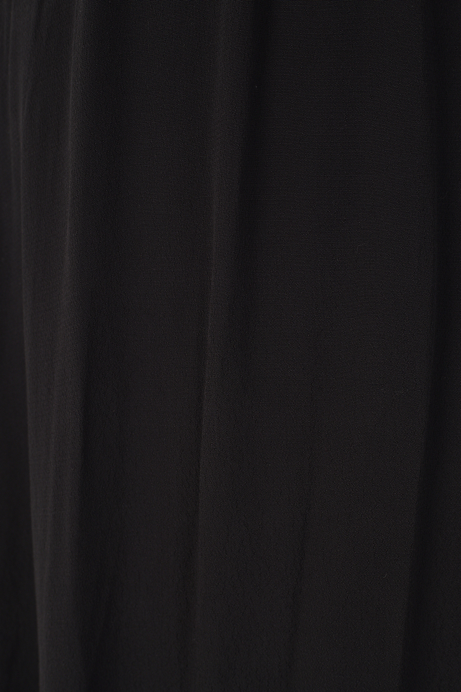 Black Ruched Halter Crepe Maxi Dress