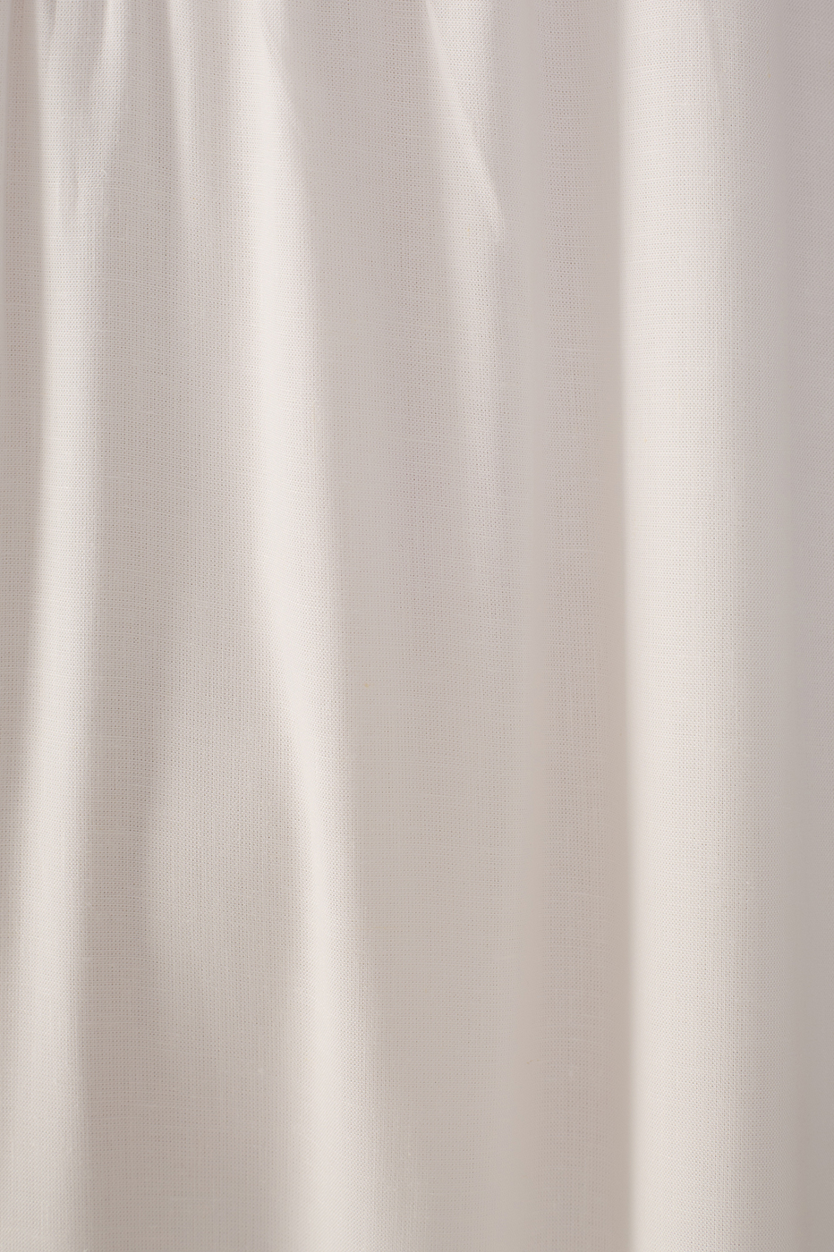 Off-White Embroidered Yoke Maxi Dress
