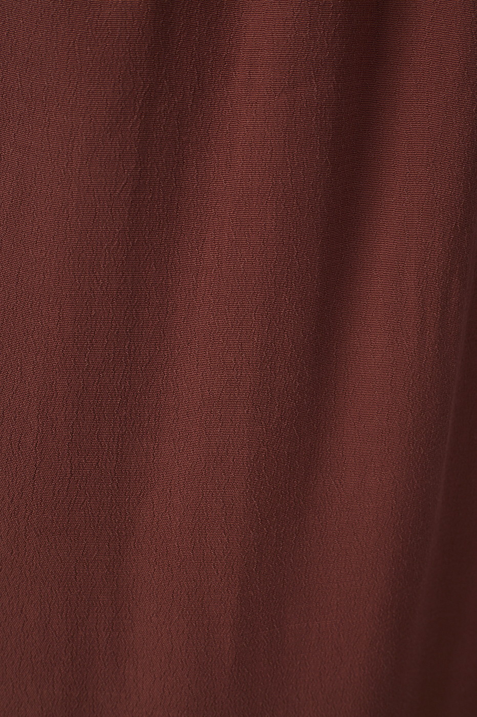 Brown Tiered Sleeveless Crepe Maxi Dress