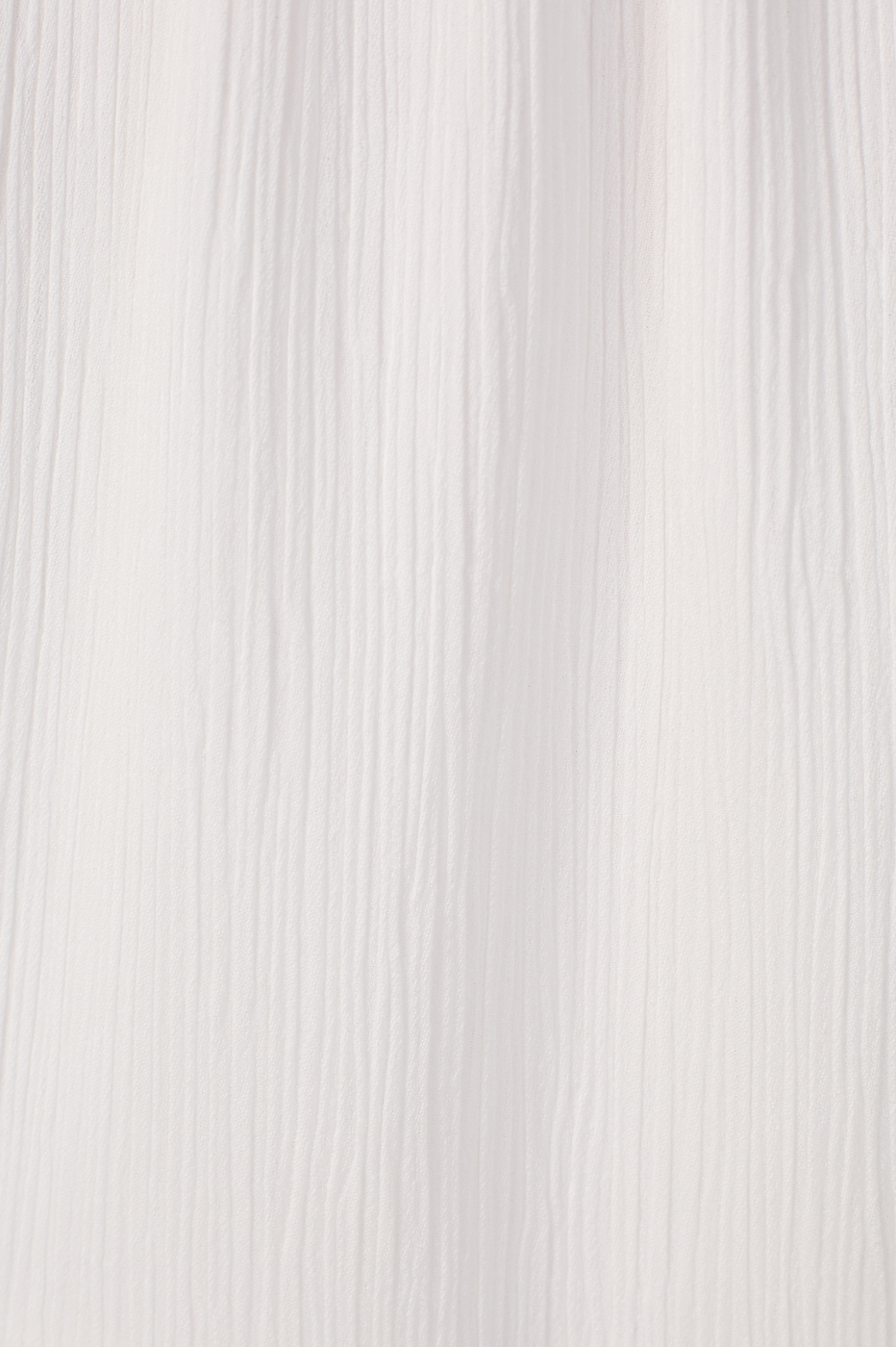 Off-White Ruched Tiered Midi Dress