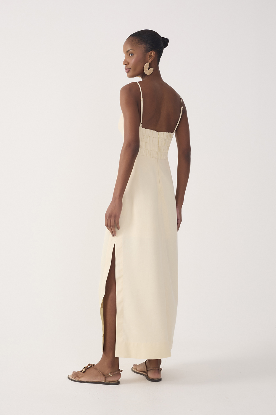 Cropped Solar Dance Embroidered Dress