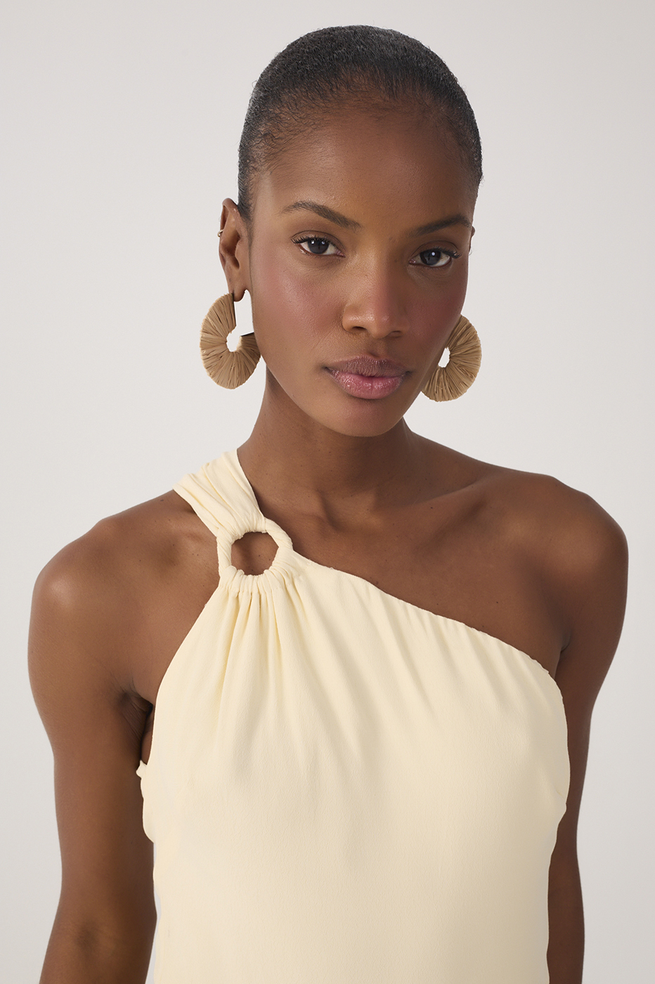 Crepe Cropped Pare? Dress