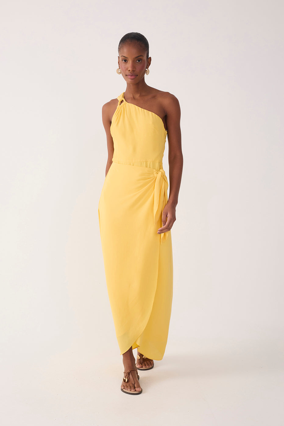 Crepe Cropped Pare? Dress