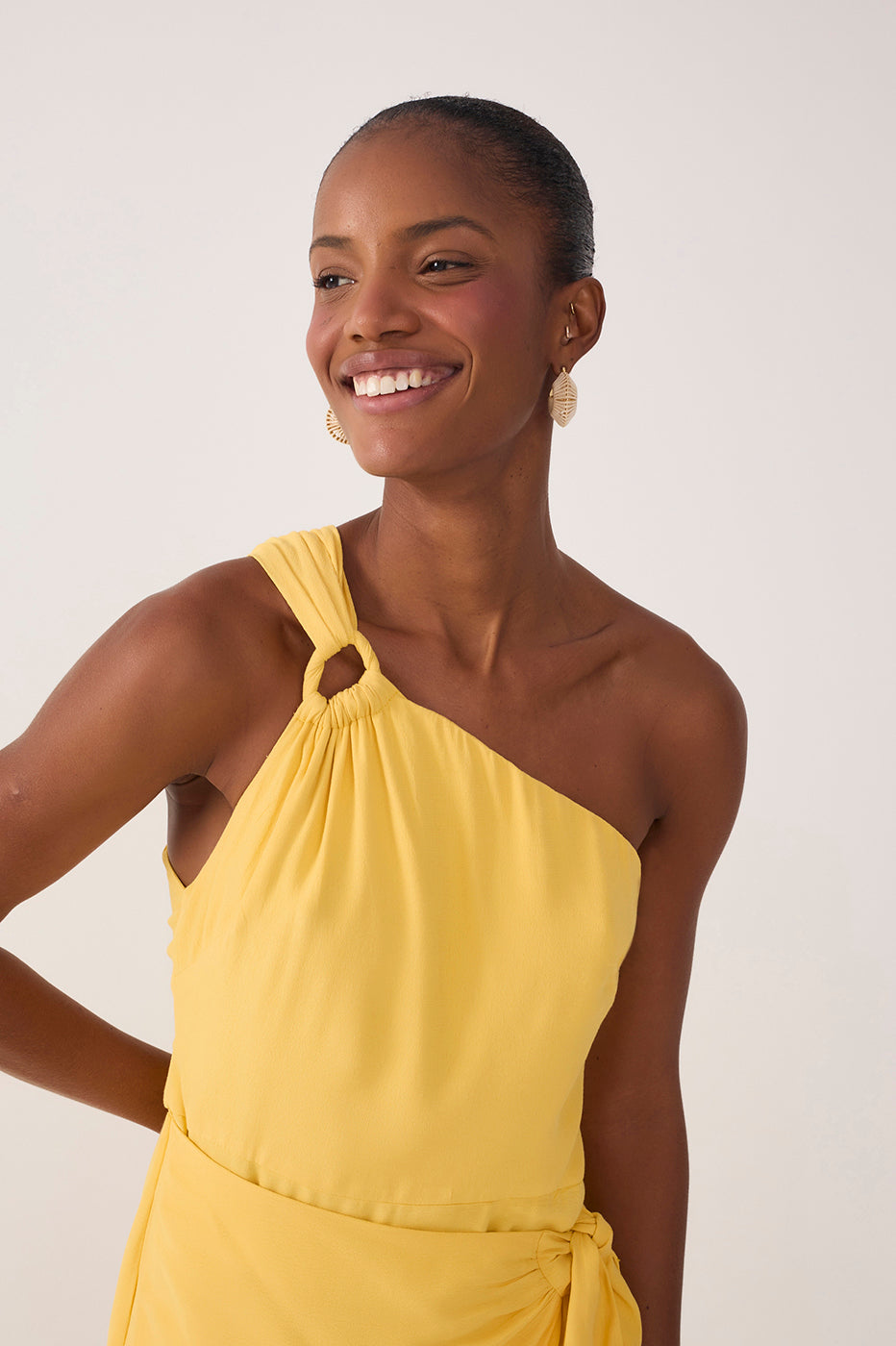 Crepe Cropped Pare? Dress