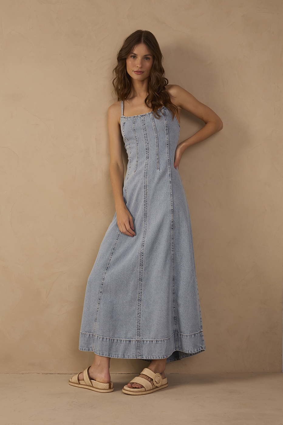 Denim Cut Out Dress