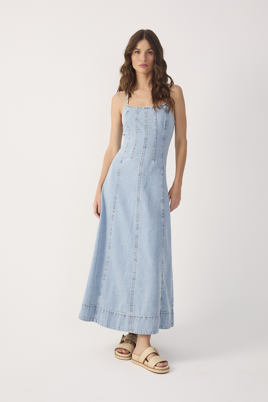 Denim Cut Out Dress