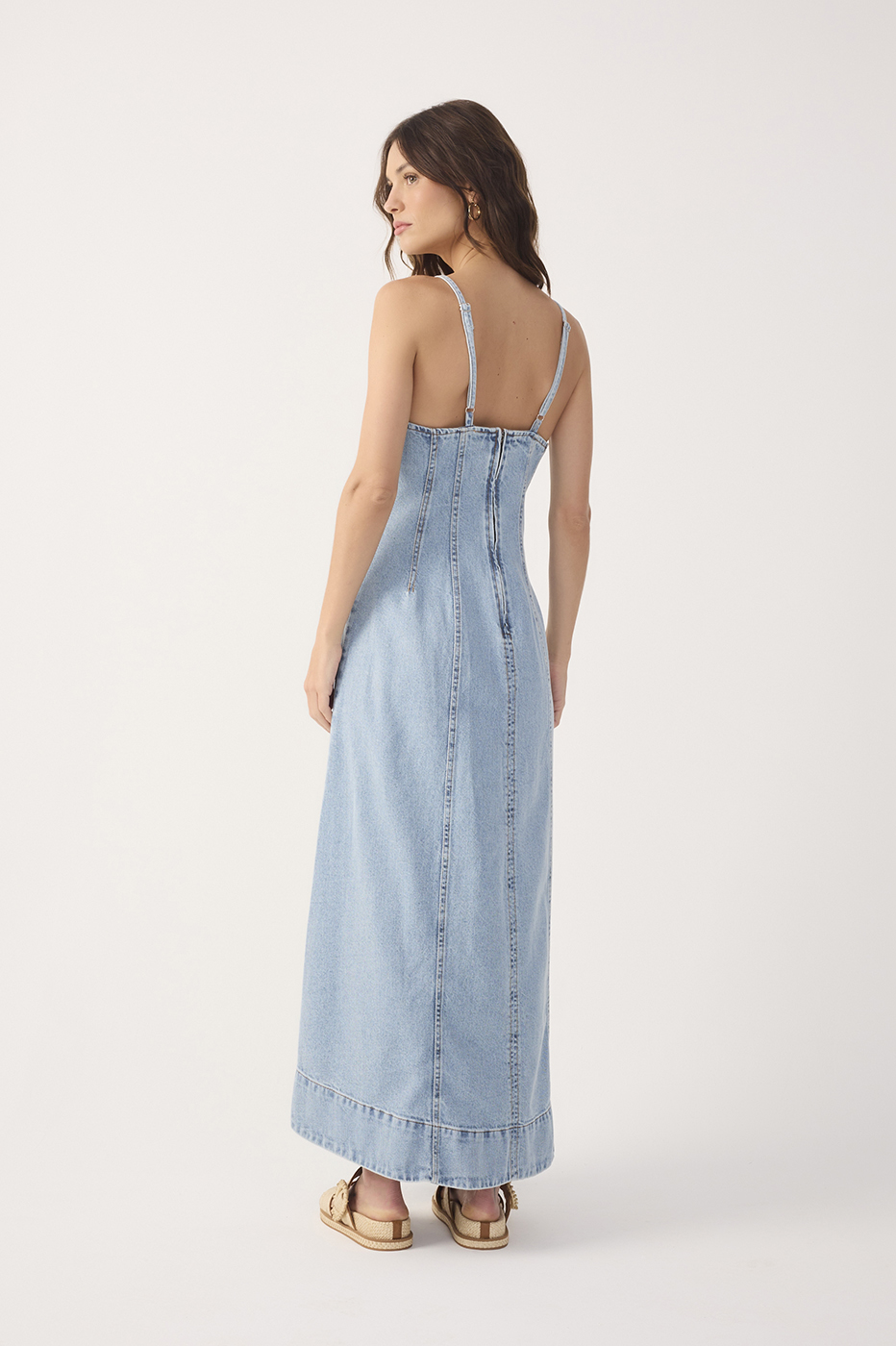 Denim Cut Out Dress