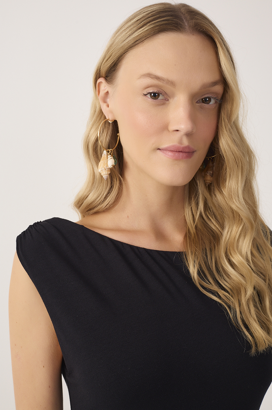 Black Sleeveless Crepe Slip Maxi Dress