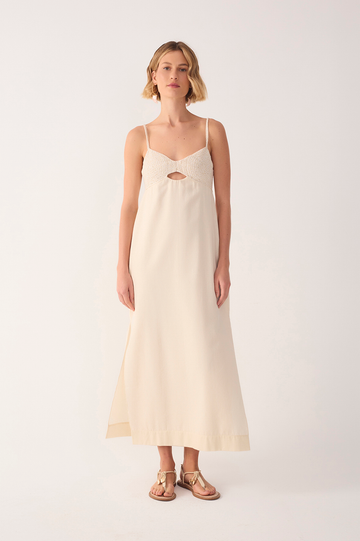 Cropped Crochet-Bust Dress