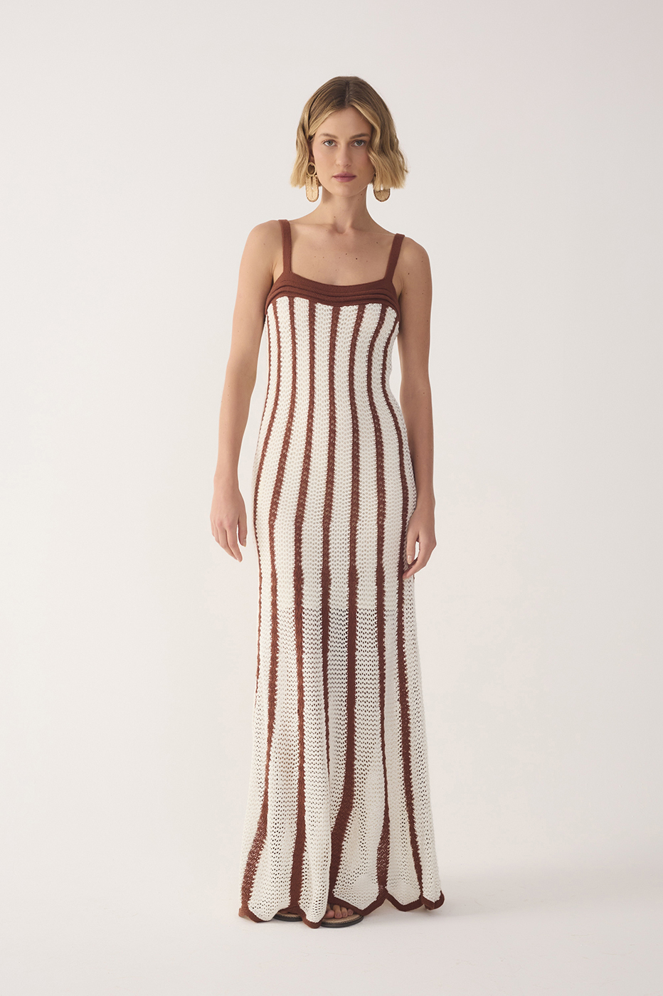Bicolor Knitted Dress
