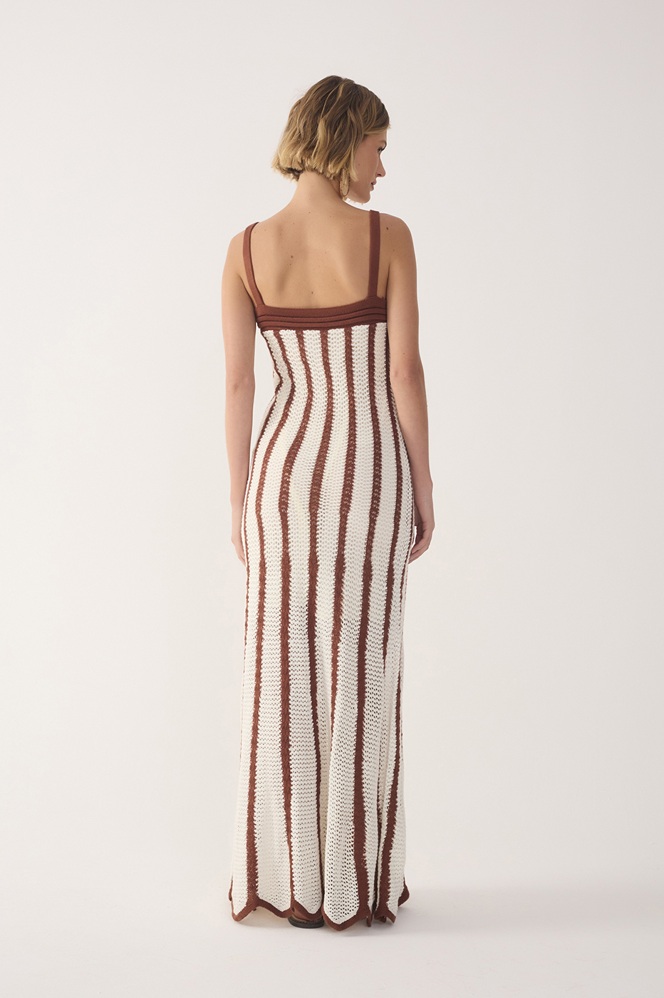 Bicolor Knitted Dress