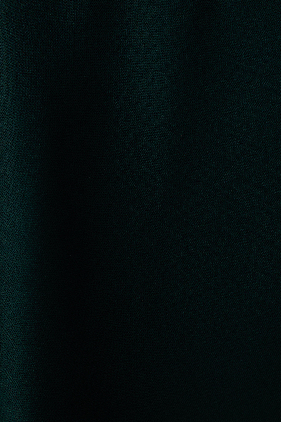 Pomar Green Draped Satin V-Neck Gown with Spaghetti Straps ¨C Thati Amorim Collection