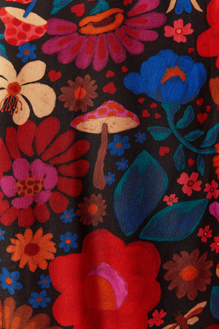 Cropped Alice Print Dress