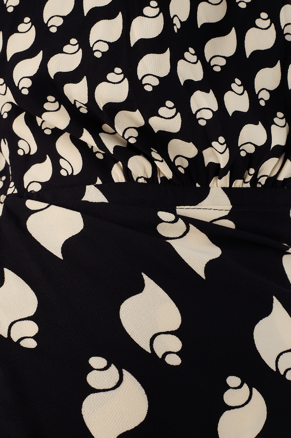 Cropped Crepe Liroranea Print Dress