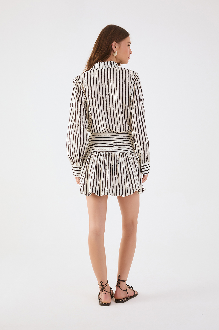 Bicolor Icarai  Balloon Mini Dress