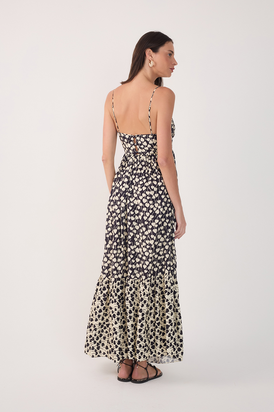 Long Amor Perfeito Print Dress