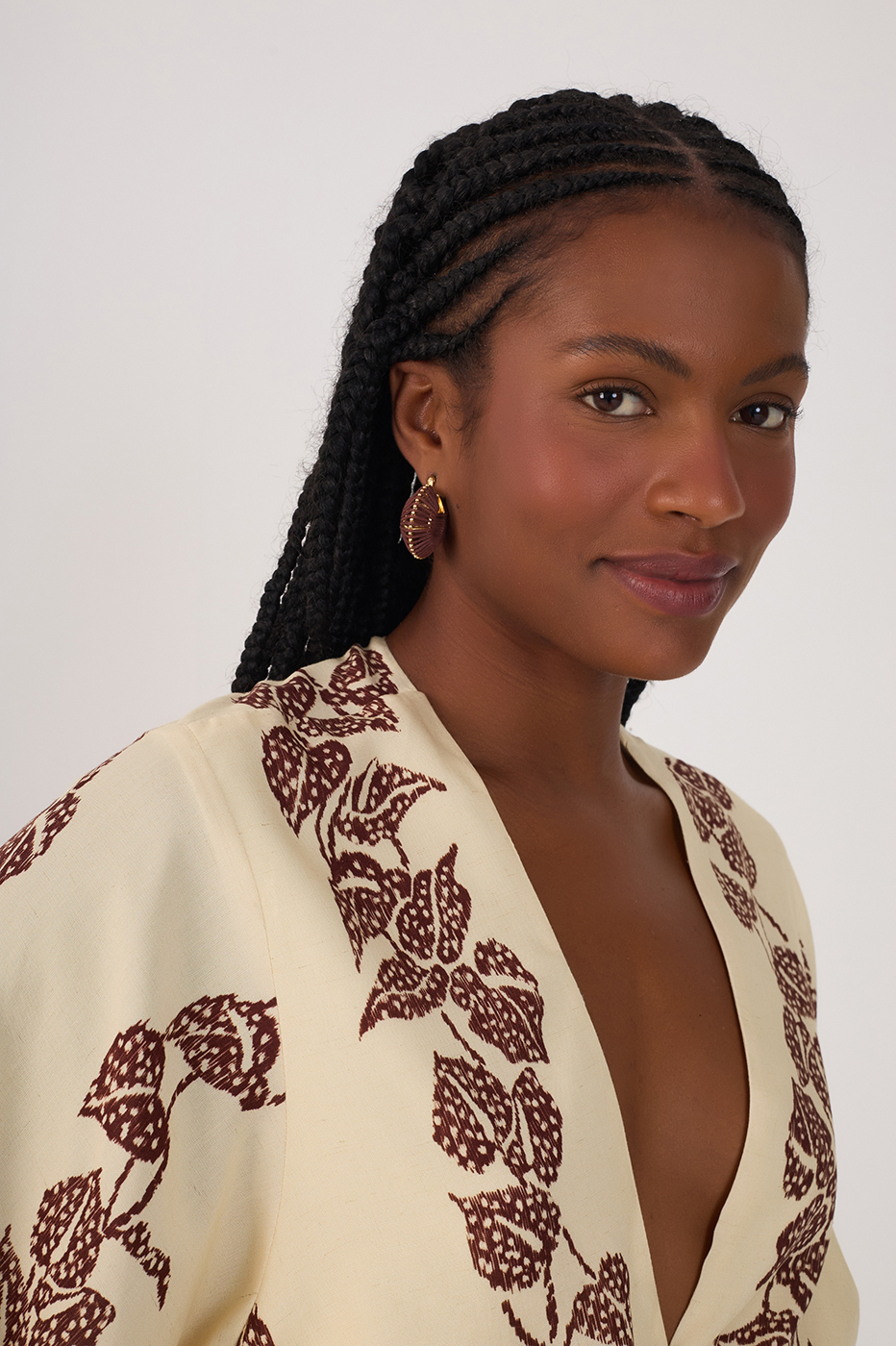 Inspira Print Cambric Dress